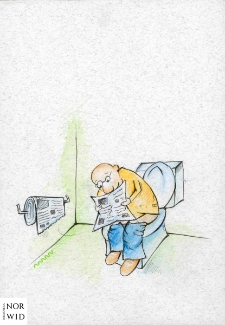 Gazeta [1] : IX Otwarty Międzynarodowy Konkurs na Rysunek Satyryczny / Peyman Zolnourian