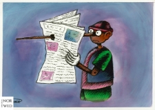 Gazeta [1] : IX Otwarty Międzynarodowy Konkurs na Rysunek Satyryczny / Ramin Rezaei