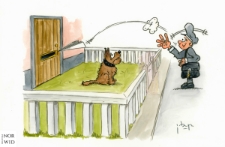 Gazeta : IX Otwarty Międzynarodowy Konkurs na Rysunek Satyryczny / Jos Bamps