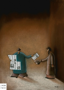 Gazeta [1] : IX Otwarty Międzynarodowy Konkurs na Rysunek Satyryczny / Musa Gumus