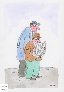 Gazeta [1] : IX Otwarty Międzynarodowy Konkurs na Rysunek Satyryczny / Roman Jurkas