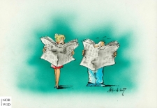 Gazeta [1] : IX Otwarty Międzynarodowy Konkurs na Rysunek Satyryczny / Jovan Prokopljević