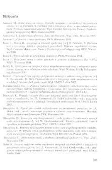 Ku edukacji zorientowanej na zmianę społecznego obrazu os&oacute;b niepełnosprawnych - bibliografia