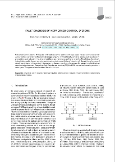 Fault diagnosis of networked control systems