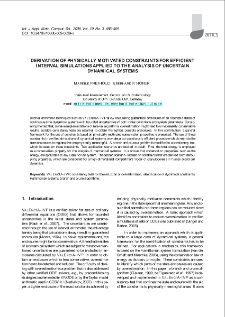 Derivation of physically motivated constraints for efficient interval simulations applied to the analysis of uncertain dynamical systems