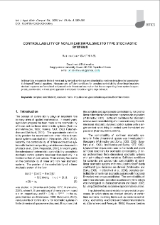 Controllability of nonlinear impulsive Ito type stochastic systems