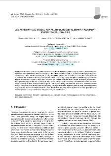A mathematical model for fluid-glucose-albumin transport in peritoneal dialysis