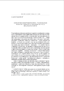 Dorastanie bezprzewodowe. Technologie mobilne i gender w rodzinnym polu socjalizacyjnym = Wireless adolescence: mobile technologies and gender in the arena of family socialization