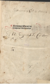 Sermones Parati de tempore et de sanctis