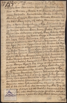 Potwierdzenie kontraktu zawartego między Januszem Antonim i Michałem Serwacym Korybuthami Wiśniowieckimi a zakonnikami Konwentu Podkamienieckiego w sprawach majątkowych