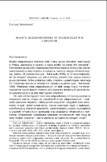 Miasta zdegradowane w województwie lubuskim = Degraded towns in the lubuskie voievodship
