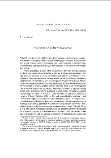 Audiosfera w rewitalizacji = Audiosphere in revitalization