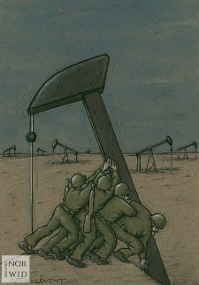 Nafta i gaz [2] : X Otwarty Międzynarodowy Konkurs na Rysunek Satyryczny / Ahmet ?ztürklevent