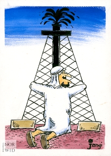 Nafta i gaz [2] : X Otwarty Międzynarodowy Konkurs na Rysunek Satyryczny / Reza Jangi