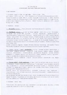 Informacja o działalności naukowej Tadeusza Kaczorka