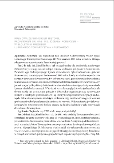 Rozmowa ze świadkiem historii, profesorem dr. hab. inż. Józefem Korbiczem - wieloletnim prezesem Lubuskiego Towarzystwa Naukowego
