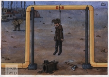 Nafta i gaz [2] : X Otwarty Międzynarodowy Konkurs na Rysunek Satyryczny / Makhmud Eshonkulov