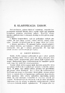 2. Klasyfikacja zabaw