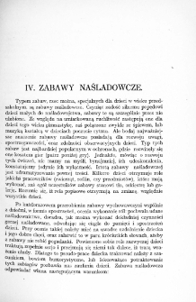 4. Zabawy naśladowcze