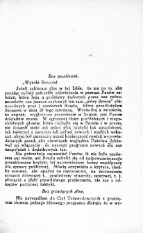 Przemówienie wygłoszone w Senacie w dniu 30 lipca 1926 r.