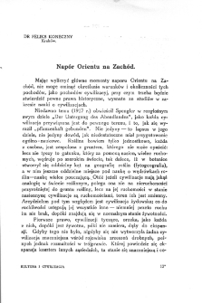 Napór Orientu na Zachód