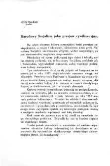 Narodowy Socjalizm jako przejaw cywilizacyjny