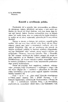 Kościół a cywilizacja polska