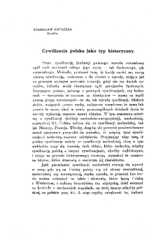Cywilizacja polska jako typ historyczny