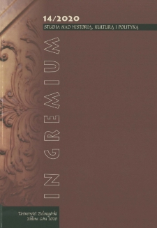 In Gremium : studia nad historią, kulturą i polityką, tom 14