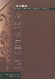 In Gremium : studia nad historią, kulturą i polityką, tom 15