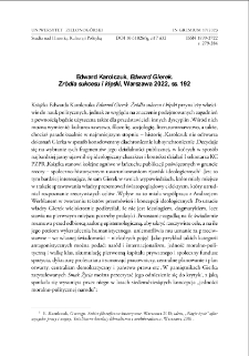 Edward Karolczuk, Edward Gierek. Źródła sukcesu i klęski - recenzja