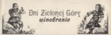 Dni Zielonej Góry '78: [koperta, ulotka]