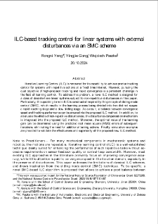ILC-based tracking control for linear systems with external disturbances via an SMC scheme