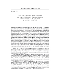 Wpływ ludności napływowej na funkcjonowanie szkolnictwa województwa śląskiego w latach 1945-1950 = The significance of the transfer of people for the system of education in the Upper Silesia in the years 1945-1950
