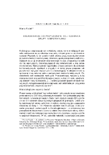 Dojrzewanie do przyjaźni w roli członka grupy nieformalnej = Growing up to friendship in an informal group