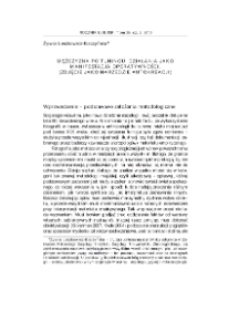 Mężczyzna po tuningu. Działania jako manifestacja operatywności. (Zdjęcie jako narzędzie autokreacji) = The male after tuning: actions as a manifestation of efficiency (a picture as a tool for auto-creation)