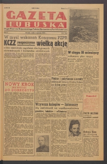 Gazeta Lubuska : organ Komitetu Wojew&oacute;dzkiego Polskiej Zjednoczonej Partii Robotniczej R. II Nr 3 (5 stycznia 1949). - Wyd. ABCD