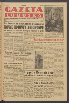 Gazeta Lubuska : organ Komitetu Wojew&oacute;dzkiego Polskiej Zjednoczonej Partii Robotniczej R. II Nr 5 (7 stycznia 1949). - Wyd. ABCDE