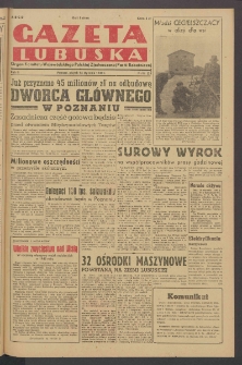 Gazeta Lubuska : organ Komitetu Wojew&oacute;dzkiego Polskiej Zjednoczonej Partii Robotniczej R. II Nr 12 (14 stycznia 1949). - Wyd. ABCD