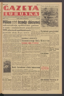 Gazeta Lubuska : organ Komitetu Wojew&oacute;dzkiego Polskiej Zjednoczonej Partii Robotniczej R. II Nr 35 (5 lutego 1949). - Wyd. ABC