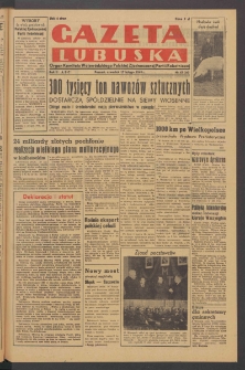 Gazeta Lubuska : organ Komitetu Wojew&oacute;dzkiego Polskiej Zjednoczonej Partii Robotniczej R. II Nr 47 (17 lutego 1949). - Wyd. ABC