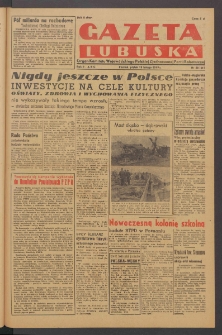 Gazeta Lubuska : organ Komitetu Wojew&oacute;dzkiego Polskiej Zjednoczonej Partii Robotniczej R. II Nr 48 (18 lutego 1949). - Wyd. ABC