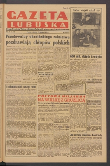 Gazeta Lubuska : organ Komitetu Wojew&oacute;dzkiego Polskiej Zjednoczonej Partii Robotniczej R. II Nr 49 (19 lutego 1949). - Wyd. ABC