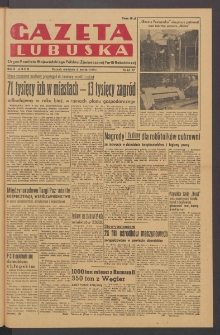 Gazeta Lubuska : organ Komitetu Wojew&oacute;dzkiego Polskiej Zjednoczonej Partii Robotniczej R. II Nr 64 (6 marca 1949). - Wyd. ABCD