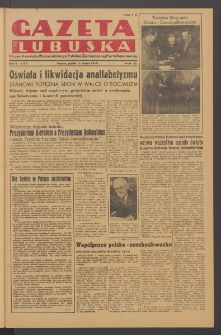 Gazeta Lubuska : organ Komitetu Wojew&oacute;dzkiego Polskiej Zjednoczonej Partii Robotniczej R. II Nr 69 (11 marca 1949). - Wyd. ABC