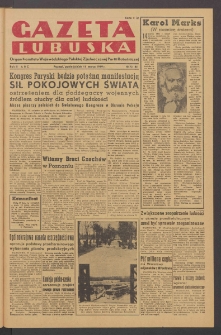 Gazeta Lubuska : organ Komitetu Wojew&oacute;dzkiego Polskiej Zjednoczonej Partii Robotniczej R. II Nr 72 (14 marca 1949). - Wyd. ABC