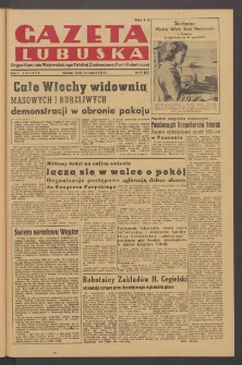 Gazeta Lubuska : organ Komitetu Wojew&oacute;dzkiego Polskiej Zjednoczonej Partii Robotniczej R. II Nr 74 (16 marca 1949). - Wyd. ABCDEF