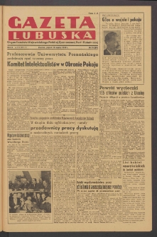 Gazeta Lubuska : organ Komitetu Wojew&oacute;dzkiego Polskiej Zjednoczonej Partii Robotniczej R. II Nr 76 (18 marca 1949). - Wyd. ABCDEF