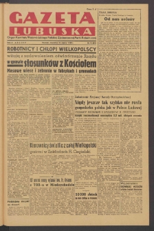 Gazeta Lubuska : organ Komitetu Wojew&oacute;dzkiego Polskiej Zjednoczonej Partii Robotniczej R. II Nr 82 (24 marca 1949). - Wyd. ABCDEF