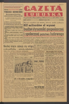 Gazeta Lubuska : organ Komitetu Wojew&oacute;dzkiego Polskiej Zjednoczonej Partii Robotniczej R. II Nr 85 (27 marca 1949). - Wyd. ABCD